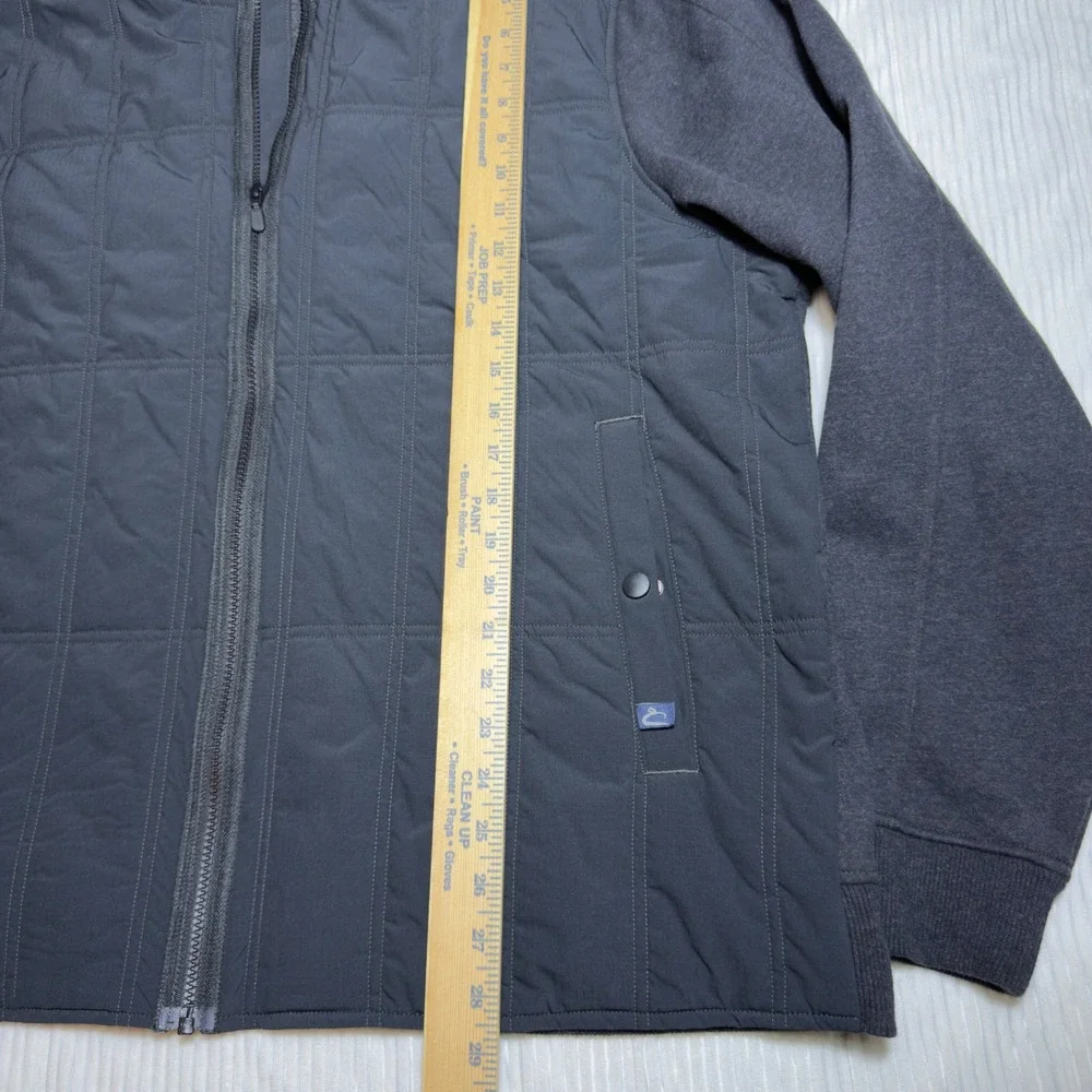 Carbon 2 Cobalt Effortlessly Cool Mens XXL black Quilted Mixed Media Jacket